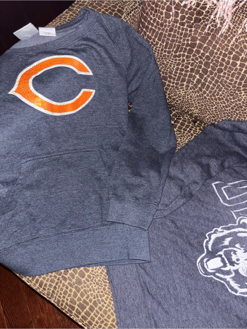 PINK Victoria's Secret Navy Blue Sweatshirts with BEARS logos
